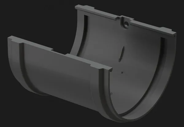 Соединитель желоба Docke Premium ПВХ - Графит купить в Димитровграде Соединитель желоба Docke Premium ПВХ - Графит купить в Димитровграде