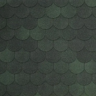 Гибкая черепица Tegola ASSISI verde 473