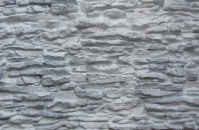 Фасадная панель Аэлит Пласт крупный Белый