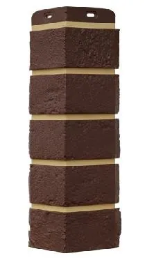 Угол Grand Line состаренный кирпич Элит каштан, ШОВ песочный купить в Димитровграде