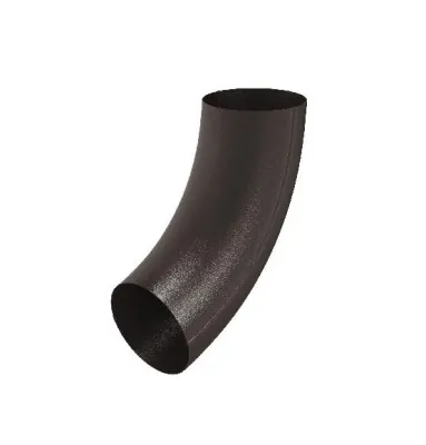 Водосток Aquasistem, Система 150/100 - Колено трубы RR 32 Тёмно-коричневый matt