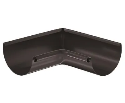 Водосток Aquasistem, система 125x90 - Угол желоба, внутренний 90° RR 32 Тёмно Коричневый