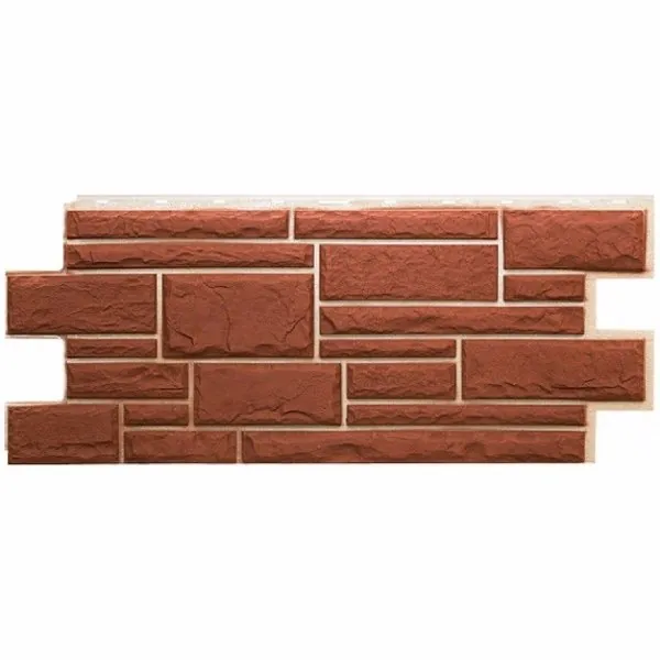 Фасадная панель Техоснастка, Камень Дикий, Коричневый купить в Димитровграде