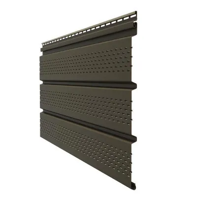 Софит перфорированный коричневый