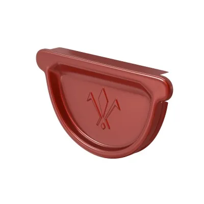 Водосток Aquasistem, система 150x100 - Заглушка универсальная с резиновым уплотнителем RR 29 Бургундский