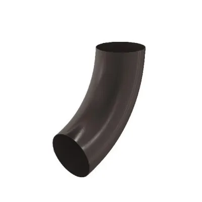 Водосток Aquasistem, система 150/100 -  Колено трубы RR 32 Тёмно Коричневый