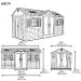 Сарай пластиковый LifeTime 15x8 DD купить в Димитровграде