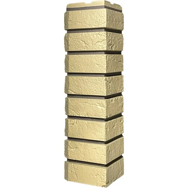 Угол наружный ДАЧНЫЙ Серия Баварский кирпич Песочный купить в Димитровграде