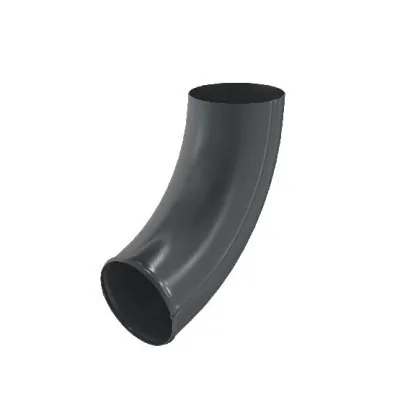 Водосток Aquasistem, система 150/100 - Отвод трубы RAL 7024 Тёмно-серый