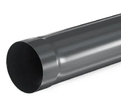 Водосток Aquasistem, система 150/100 - Труба водосточная 3.00м RAL 7024 Тёмно-серый