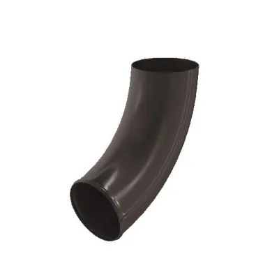 Водосток Aquasistem, система 125x90 - Отвод трубы RR 32 Тёмно Коричневый