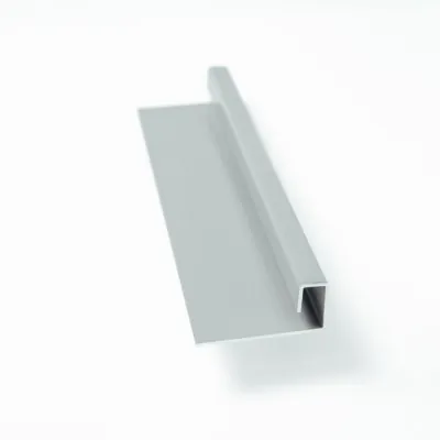 Профиль J завершающий алюминиевый (матовый) 3м