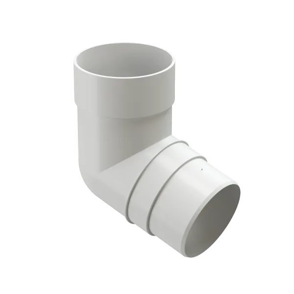 Колено 72˚ Docke Premium ПВХ - Пломбир купить в Димитровграде