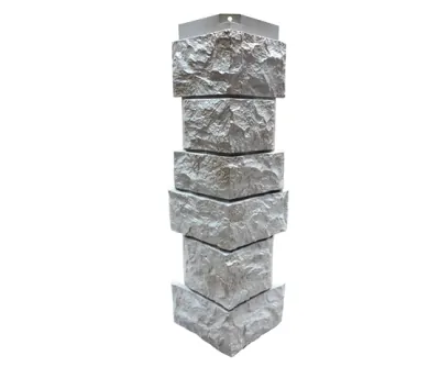 Угол наружный NordSide коллекция "Северный камень" Серый