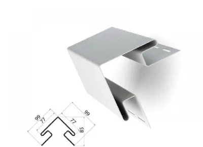 Внешний угол белый