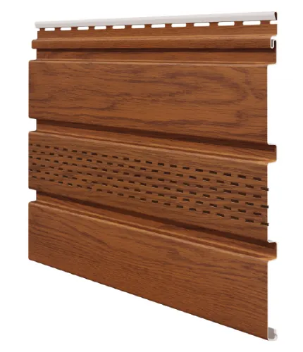 Софит ламинированный VOX NATURE с центральной перфорацией, Золотой-дуб купить в Димитровграде