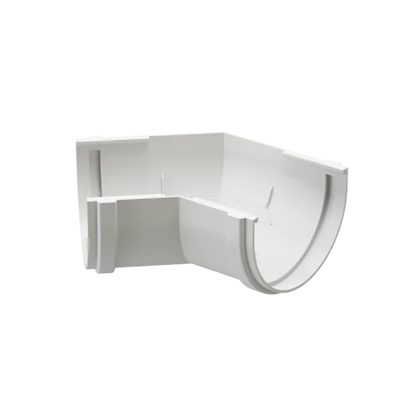 Угол желоба универсал 135˚ Docke Premium ПВХ - Пломбир купить в Димитровграде