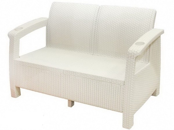 Двухместный диван Yalta Sofa Seаt белый купить в Димитровграде