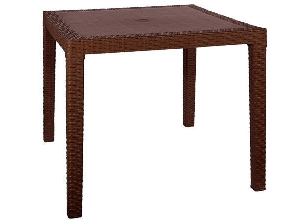 Стол квадратный FIJI Quatro Table Коричневый купить в Димитровграде