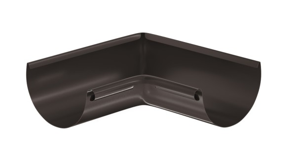 Водосток Aquasistem, система 125x90 - Угол желоба, внутренний 90° RR 32 Тёмно-Коричневый купить в Димитровграде