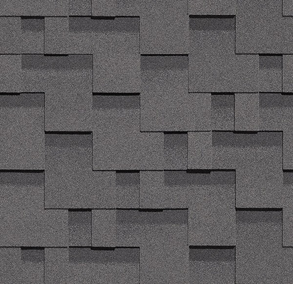 Гибкая черепица Docke, коллекция Тетрис – Серый купить в Димитровграде