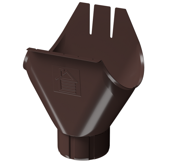 Воронка желоба D125 Döcke STAL PREMIUM Шоколад, (RAL 8019) купить в Димитровграде