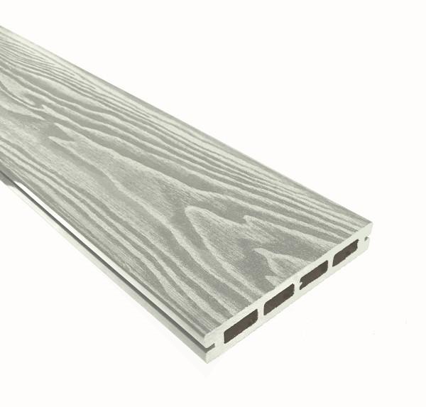 Террасная доска из ДПК Terrapol Смарт 3D Пустотелая с пазом Дуб беленый купить в Димитровграде