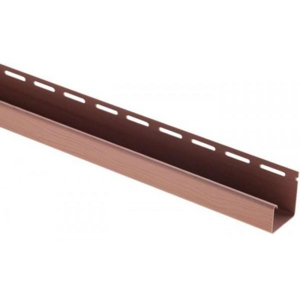 J-профиль Люкс Крашенный, T-15, ВН, Красно-коричневый купить в Димитровграде