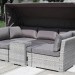 Диван-Трансформер AFINA плетеный из иск. ротанга AFM-320G Grey купить в Димитровграде