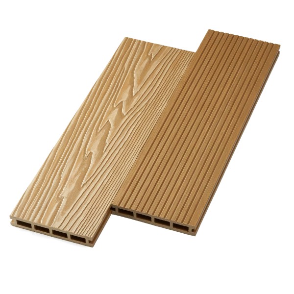 Террасная доска ДПК NanoWood двусторонняя New 3D тиснение + вельвет Орех купить в Димитровграде