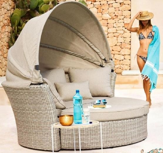 Диван-Трансформер AFINA плетеный из иск. ротанга AFM-325 Beige купить в Димитровграде