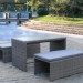 Диван-Трансформер AFINA плетеный из иск. ротанга S330G-W78 Grey купить в Димитровграде
