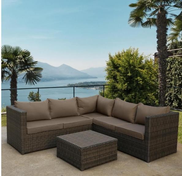 Комплект мебели AFINA плетеной из иск. ротанга YR825A Brown/Beige купить в Димитровграде