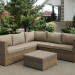Комплект мебели AFINA плетеной из иск. ротанга YR825B Beige купить в Димитровграде