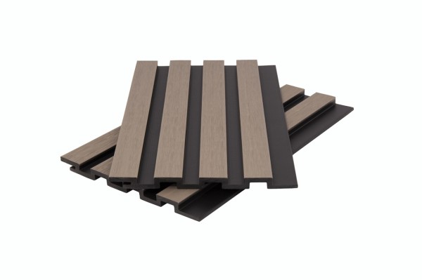 Стеновая панель брусковая двухцветная co-extrusion, snow mix купить в Димитровграде