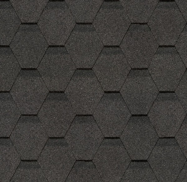 Гибкая черепица Docke, коллекция Шестигранник Серый купить в Димитровграде