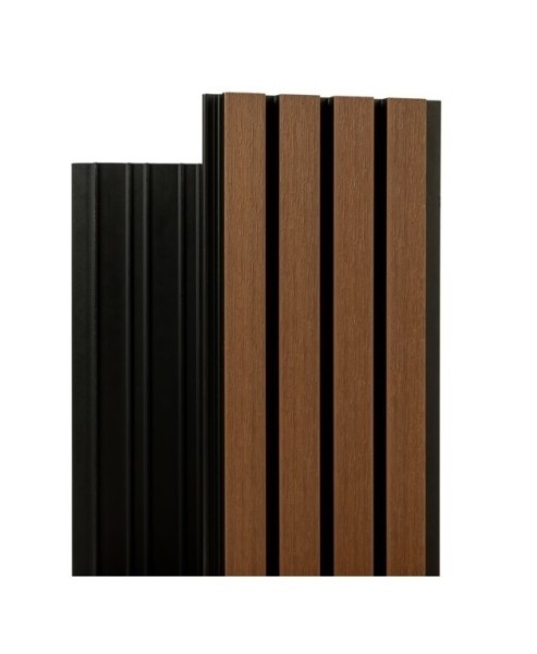 Фасадная реечная панель Ecodecking Скай коэкструзия 200х20х3000 Тик купить в Димитровграде