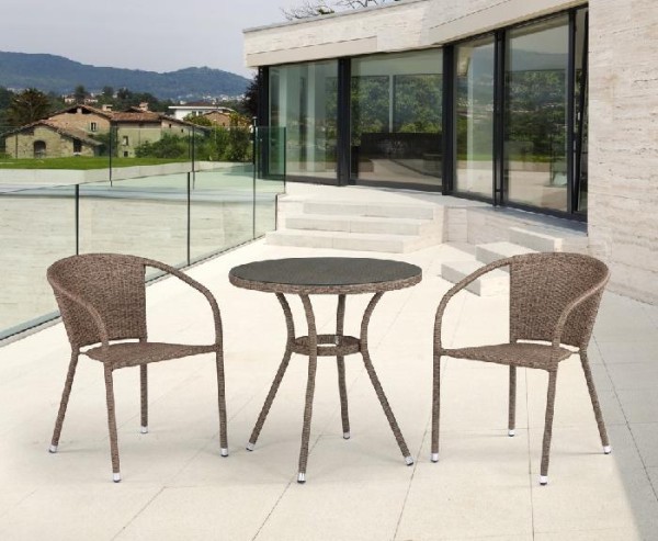 Комплект плетеной мебели AFINA из иск. ротанга T282ANT/Y137C-W56 Light Brown 2Pcs купить в Димитровграде