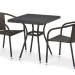 Комплект плетеной мебели AFINA из иск. ротанга T282BNT/Y137C-W53 Brown 2Pcs купить в Димитровграде