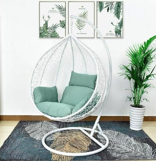 Кресло Подвесное из искусственного ротанга AFM-168A-XL White/Green купить в Димитровграде