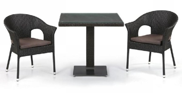 Комплект плетеной мебели AFINA из иск. ротанга T605SWT/Y79A-W53 Brown 2Pcs купить в Димитровграде