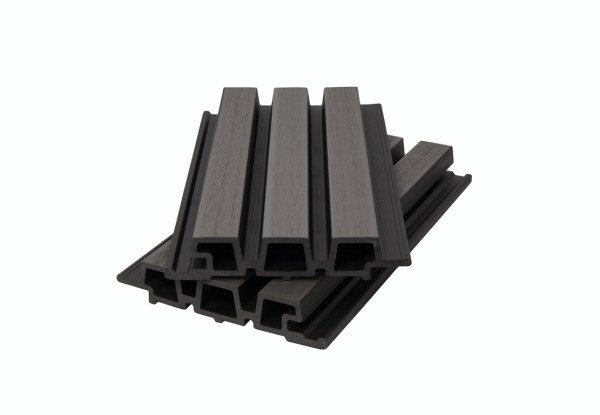 Фасадная панель брусковая двухцветная co-extrusion, grey dark купить в Димитровграде
