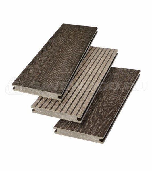Террасная доска SW Fraxinus (R) полнотелая «SaveWood» Темно-коричневый купить в Димитровграде