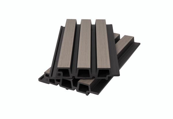 Фасадная панель брусковая двухцветная co-extrusion, snow mix купить в Димитровграде