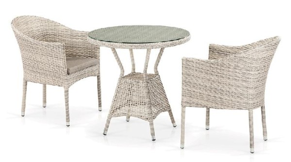 Комплект плетеной мебели AFINA из иск. ротанга T705ANT/Y350-W85 Latte 2Pcs купить в Димитровграде