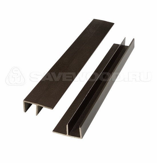 F-профиль ДПК Savewood – Тёмно-коричневый купить в Димитровграде