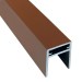 П-профиль Алюминиевый EasyDecking 35x25 Коричневый купить в Димитровграде