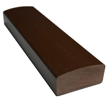 Лавочный брус Ecodecking Некст полнотелый глянцевый 70х35 шоколад купить в Димитровграде