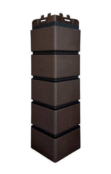 Угол Grand Line клинкерный кирпич ПРЕМИУМ Шоколадный (шов RAL 9005) купить в Димитровграде