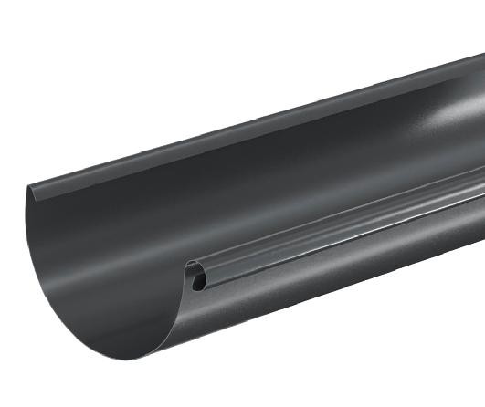 Водосток Aquasistem, система 150/100 - Водосточный желоб 3.00м RAL 7024 Тёмно-серый купить в Димитровграде